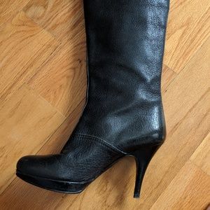 Miu Miu Black plateau boots